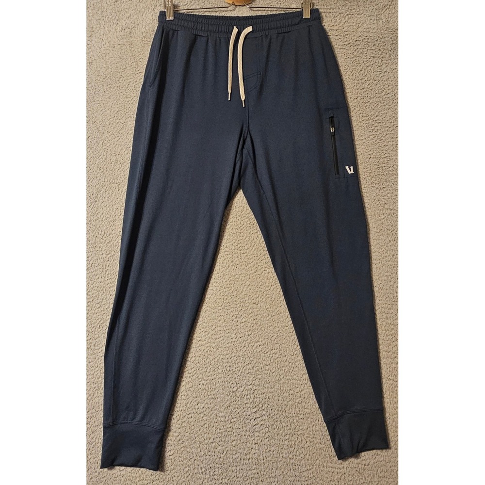 Vuori Sunday Performance Joggers Mens Medium Navy Blue V416 Tapered Sweatpants